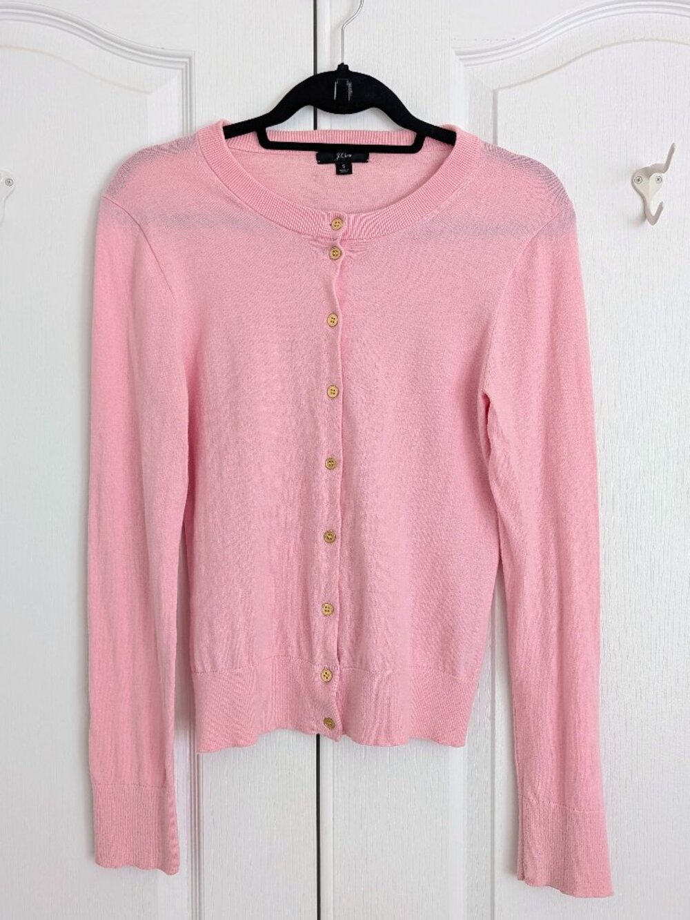 J. Crew – Front Button Cardigan - Pink - Small